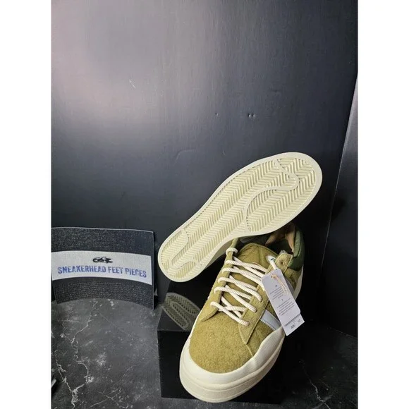 adidas gazelle silver green womens adidas Originals x Bad Bunny Campus